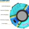 imageJasonwell Inflatable River Tube Float  Heavy Duty River Float Pool Floats Lake Premium Water Tubes for Floating Recreational River Raft Lounge Floaties with 2 Cup Holders for AdultCyan