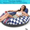 imageJasonwell Inflatable River Tube Float  Heavy Duty River Float Pool Floats Lake Premium Water Tubes for Floating Recreational River Raft Lounge Floaties with 2 Cup Holders for AdultDarkblue