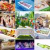 imageJasonwell Inflatable Serving Bars Ice Buffet Salad Serving Trays Food Drink Holder Cooler Containers Indoor Outdoor BBQ Picnic Pool Party Supplies Luau Cooler w Drain Plug2 PCS