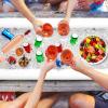 imageJasonwell Inflatable Serving Bars Ice Buffet Salad Serving Trays Food Drink Holder Cooler Containers Indoor Outdoor BBQ Picnic Pool Party Supplies Luau Cooler w Drain Plug3 PCS