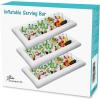 imageJasonwell Inflatable Serving Bars Ice Buffet Salad Serving Trays Food Drink Holder Cooler Containers Indoor Outdoor BBQ Picnic Pool Party Supplies Luau Cooler w Drain Plug3 PCS
