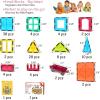 imageJasonwell Magnetic Tiles Building Blocks Set for Boys Girls Preschool Educational Magnet Construction Kit Stacking STEM Toys Christmas Birthday Gifts for Kids Toddlers 3 4 5 6 7 8 9 10  Year Old108PCS Set