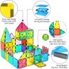imageJasonwell Magnetic Tiles Building Blocks Set for Boys Girls Preschool Educational Magnet Construction Kit Stacking STEM Toys Christmas Birthday Gifts for Kids Toddlers 3 4 5 6 7 8 9 10  Year Old108PCS Set