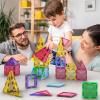 imageJasonwell Magnetic Tiles Building Blocks Set for Boys Girls Preschool Educational Magnet Construction Kit Stacking STEM Toys Christmas Birthday Gifts for Kids Toddlers 3 4 5 6 7 8 9 10  Year Old110PCS Set