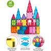 imageJasonwell Magnetic Tiles Building Blocks Set for Boys Girls Preschool Educational Magnet Construction Kit Stacking STEM Toys Christmas Birthday Gifts for Kids Toddlers 3 4 5 6 7 8 9 10  Year Old57PCS Set