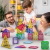imageJasonwell Magnetic Tiles Kids Magnetic Blocks Building Sets 3D Magnet Tile Building Blocks Toy Construction Educational STEM Toys Gifts for Toddlers Boys Girls 3 4 5 6 7 8 9 10  Year Old110PCS Set
