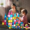 imageJasonwell Magnetic Tiles Kids Magnetic Blocks Building Sets 3D Magnet Tile Building Blocks Toy Construction Educational STEM Toys Gifts for Toddlers Boys Girls 3 4 5 6 7 8 9 10  Year Old60PCS Set