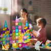 imageJasonwell Magnetic Tiles Kids Magnetic Blocks Building Sets 3D Magnet Tile Building Blocks Toy Construction Educational STEM Toys Gifts for Toddlers Boys Girls 3 4 5 6 7 8 9 10  Year Old110PCS Set