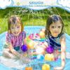 imageJasonwell Splash Pad Sprinkler Play Mat for Kids Outdoor Water Toys Inflatable for Baby Toddler Boys Girls Children Age 18 Months Outside Backyard Dog PoolUnicorn 68