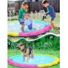 imageJasonwell Splash Pad Sprinkler Play Mat for Kids Outdoor Water Toys Inflatable for Baby Toddler Boys Girls Children Age 18 Months Outside Backyard Dog PoolNonslip 59