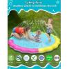 imageJasonwell Splash Pad Sprinkler Play Mat for Kids Outdoor Water Toys Inflatable for Baby Toddler Boys Girls Children Age 18 Months Outside Backyard Dog PoolNonslip 87