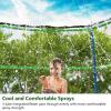 imageJasonwell Trampoline Sprinkler Kids Outdside Trampoline Accessories Waterpark Tropical Party Summer Outdoor Fun Water Games Toys Sprinklers Backyard Water Park Activity Toy for Kids Boys Girls 39FTLight Green  39FT