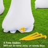 imageJasonwell Unicorn Sprinkler Inflatable Water Sprinklers Outdoor Water Toys Inflatable Ginormous Unicorn Toys Yard Sprinkler for Kids LXXXL