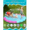 imageKids Dog Splash Pad Sprinkler  Jasonwell Non Slip Dog Sprinkler Pad Splash Pool Puppy Dogs Pool Summer Outdoor Water Toys Backyard Durable Splash Pad for Toddlers Kids Small Medium Large Dogs PetBlueRosered  87