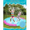 imageKids Dog Splash Pad Sprinkler  Jasonwell Non Slip Dog Sprinkler Pad Splash Pool Puppy Dogs Pool Summer Outdoor Water Toys Backyard Durable Splash Pad for Toddlers Kids Small Medium Large Dogs PetBlueRosered  76