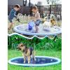 imageKids Dog Splash Pad Sprinkler  Jasonwell Non Slip Dog Sprinkler Pad Splash Pool Puppy Dogs Pool Summer Outdoor Water Toys Backyard Durable Splash Pad for Toddlers Kids Small Medium Large Dogs PetBlue  60