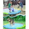 imageKids Dog Splash Pad Sprinkler  Jasonwell Non Slip Dog Sprinkler Pad Splash Pool Puppy Dogs Pool Summer Outdoor Water Toys Backyard Durable Splash Pad for Toddlers Kids Small Medium Large Dogs PetRainbow87