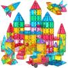 imageJasonwell 65pcs Magnetic Tiles Building Blocks Set for Boys Girls Preschool Educational Magnet Construction Kit Stacking STEM Toys Christmas Birthday Gift for Kids Toddler 3 4 5 6 7 8 9 10  Year Old65 PCS