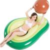 imageJasonwell Inflatable Avocado Pool Float Floatie with Ball Water Fun Large Blow Up Summer Beach Swimming Floaty Party Toys Lounge Raft for Kids Adults XLAvocadoXL