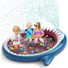 imageJasonwell Inflatable Kiddie Pool Sprinkler  Splash Pad for Kids Toddler Pool Outside Children Ball Pit Pirate Ship Baby Pool Swimming Wading Pool Summer Outdoor Water Toys for Boys Girls DogsShark