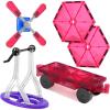 imageJasonwell Magnetic Car Truck Wheels Magnetic Vehicles Set Ferris Wheel Kit Propeller Windmill Playset for Magnetic Tiles Magnet Toys 3D Building Blocks Accessories for Toddlers Boys GirlsMagnetic Car  Ferris Wheel