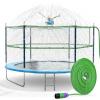 imageJasonwell Trampoline Sprinkler Kids Outdside Trampoline Accessories Waterpark Tropical Party Summer Outdoor Fun Water Games Toys Sprinklers Backyard Water Park Activity Toy for Kids Boys Girls 39FTLight Green  39FT