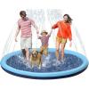 imageKids Dog Splash Pad Sprinkler  Jasonwell Non Slip Dog Sprinkler Pad Splash Pool Puppy Dogs Pool Summer Outdoor Water Toys Backyard Durable Splash Pad for Toddlers Kids Small Medium Large Dogs PetBlue  76
