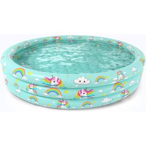 imageJasonwell Inflatable Baby Kiddie Pool  Toddler Pool Kids Paddling Baby Swimming Pools Blow Up Ball Pit Infant Wading Pools for Backyard Piscina Inflable para Nios 51in Unicorn51 Unicorn
