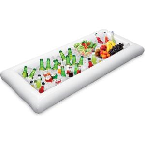 imageJasonwell Inflatable Serving Bars Ice Buffet Salad Serving Trays Food Drink Holder Cooler Containers Indoor Outdoor BBQ Picnic Pool Party Supplies Luau Cooler w Drain Plug1 PC