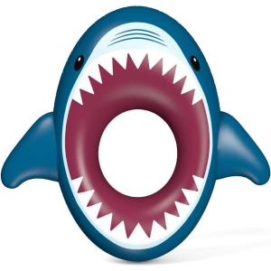 imageJasonwell Inflatable Shark Pool Float Shark Floaties Water Fun Summer Beach Swimming Pool Tube Inflatables Ride on Pool Party Raft Lounge Toys for Kids ampamp Adults