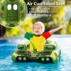 imageInflatable Tank Pool Floats Adults  Jasonwell Kids Pool Floaties Swimming Pool Tank with Water Cannon Gun Swim Floaty Rafts Lake Beach Party Pool Toys for Boys Girls Kids AdultsGreen