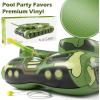 imageInflatable Tank Pool Floats Adults  Jasonwell Kids Pool Floaties Swimming Pool Tank with Water Cannon Gun Swim Floaty Rafts Lake Beach Party Pool Toys for Boys Girls Kids AdultsGreen