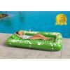 imageInflatable Tanning Pool Lounger Float  Jasonwell 4 in 1 Sun Tan Tub Sunbathing Pool Lounge Raft Floatie Toys Water Filled Bed Mat Pad for Adult Blow Up Kiddie Pool Kids Ball Pit Pool Lgreen