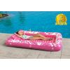 imageInflatable Tanning Pool Lounger Float  Jasonwell 4 in 1 Sun Tan Tub Sunbathing Pool Lounge Raft Floatie Toys Water Filled Bed Mat Pad for Adult Blow Up Kiddie Pool Kids Ball Pit Pool LRose Pink