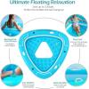imageJasonwell Floating Island Pool Float  Inflatable Lake Floaties Pool Lounger Raft Water Float with Cupholders Lake River Pool Floating Big Multi Person Party Floatie Toys Relaxation Island Adults KidsXXXL