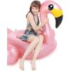 imageJasonwell Giant Inflatable Flamingo Pool Float with Fast Valves Summer Beach Swimming Pool Floatie Lounge Floating Raft Outdoor Party Decorations Toys for Adults Kids XXXLXLarge
