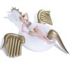 imageJasonwell Giant Inflatable Flamingo Pool Float with Fast Valves Summer Beach Swimming Pool Floatie Lounge Floating Raft Outdoor Party Decorations Toys for Adults Kids XXXL3XLarge