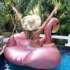 imageJasonwell Giant Inflatable Flamingo Pool Float with Fast Valves Summer Beach Swimming Pool Floatie Lounge Floating Raft Outdoor Party Decorations Toys for Adults Kids XXXLXLarge