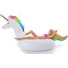 imageJasonwell Giant Inflatable Unicorn Pool Float Floatie Ride On with Fast Valves Large Rideable Blow Up Summer Beach Swimming Pool Party Lounge Raft Decorations Toys for Kids Adults