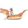 imageJasonwell Inflatable Dinosaur Swimming Pool Float for Kids Boys Girls Adults 124 Giant Tyrannosaurus Rex Floatie Summer Beach Ride on Party Pool Raft Lounge Toysorange