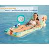 imageJasonwell Inflatable Pool Float Adult  Pool Floaties Lounger Floats Floating Chair Raft with Adjustable Backrest Cup Holders Water Floaty Lake Lounge Tanning Floats Beach Party Toys for AdultsBeige