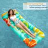 imageJasonwell Inflatable Pool Float Adult  Pool Floaties Lounger Floats Floating Chair Raft with Adjustable Backrest Cup Holders Water Floaty Lake Lounge Tanning Floats Beach Party Toys for AdultsFruit