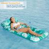 imageJasonwell Inflatable Pool Float Adult  Pool Floaties Lounger Floats Floating Chair Raft with Adjustable Backrest Cup Holders Water Floaty Lake Lounge Tanning Floats Beach Party Toys for AdultsCyan