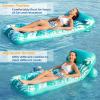 imageJasonwell Inflatable Pool Float Adult  Pool Floaties Lounger Floats Floating Chair Raft with Adjustable Backrest Cup Holders Water Floaty Lake Lounge Tanning Floats Beach Party Toys for AdultsCyan