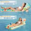 imageJasonwell Inflatable Pool Float Adult  Pool Floaties Lounger Floats Floating Chair Raft with Adjustable Backrest Cup Holders Water Floaty Lake Lounge Tanning Floats Beach Party Toys for AdultsBeige