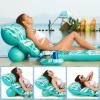 imageJasonwell Inflatable Pool Float Adult  Pool Floaties Lounger Floats Floating Chair Raft with Adjustable Backrest Cup Holders Water Floaty Lake Lounge Tanning Floats Beach Party Toys for AdultsCyan