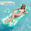 imageJasonwell Inflatable Pool Float Lounge  2 Pack Floaties Rafts for Adults Floating Lounger Sun Tanning Floats Cool Water Floaty Swimming Lake Beach Party Toys2PackTropicalBlueGreen