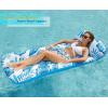 imageJasonwell Inflatable Pool Float Lounge  2 Pack Floaties Rafts for Adults Floating Lounger Sun Tanning Floats Cool Water Floaty Swimming Lake Beach Party Toys1 Pack Blue