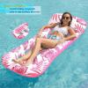 imageJasonwell Inflatable Pool Float Lounge  2 Pack Floaties Rafts for Adults Floating Lounger Sun Tanning Floats Cool Water Floaty Swimming Lake Beach Party Toys2PackTropicalBlueRose
