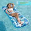 imageJasonwell Inflatable Pool Float Lounge  2 Pack Floaties Rafts for Adults Floating Lounger Sun Tanning Floats Cool Water Floaty Swimming Lake Beach Party Toys1 Pack Blue